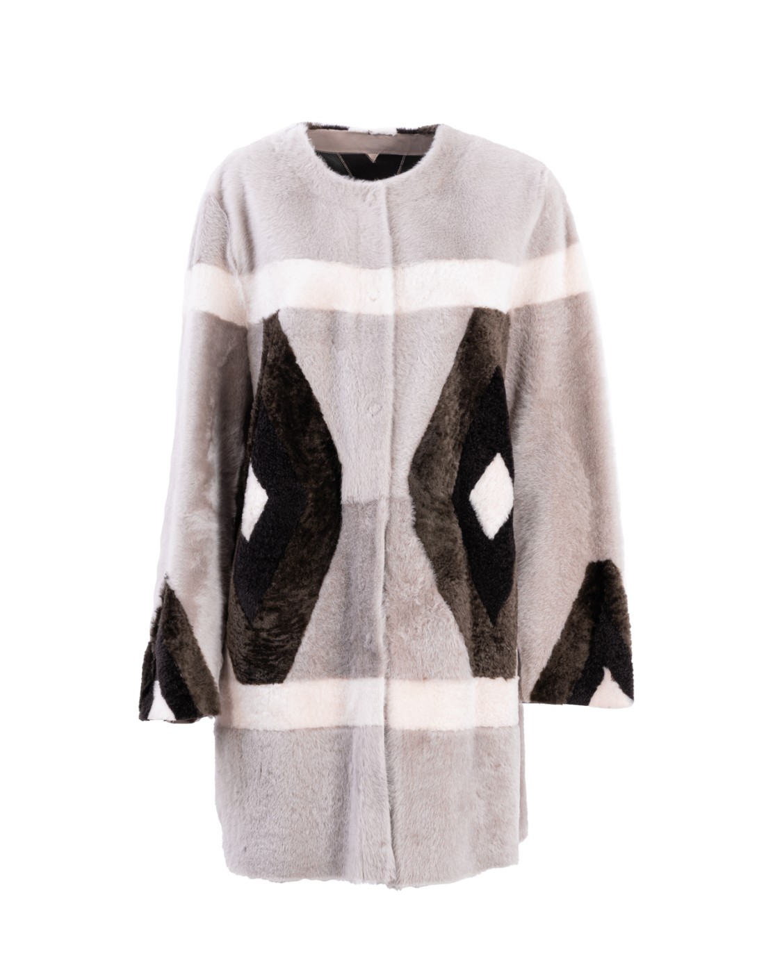 shop BENEDETTA NOVI  Cappotto: Benedetta Novi cappotto reversibile.
Maniche lunghe.
Chiusura con bottoni.
Tasche laterali.
Composizione: 100% Pelle.
Fabbricato in Turchia.. GRETAMRNL-E8117GRIGIO number 9499308